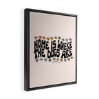 Home Is Where The Dogs Are Framed Canvas Print Gallery Image 2