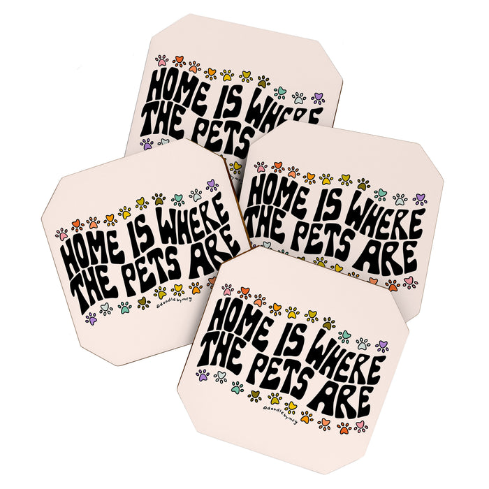 Home Is Where The Pets Are Coaster Gallery Image 1