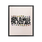 Home Is Where The Pets Are Framed Canvas Print Gallery Image 8