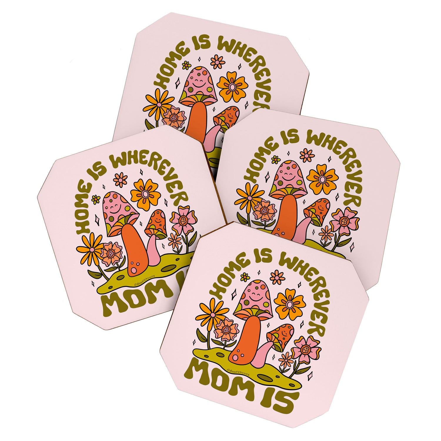 Home is Wherever Mom Is Coaster Gallery Image 1