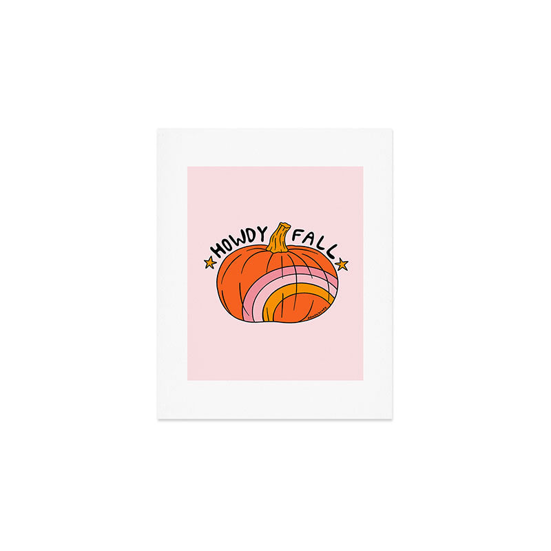 Howdy Fall Art Print Gallery Image 1
