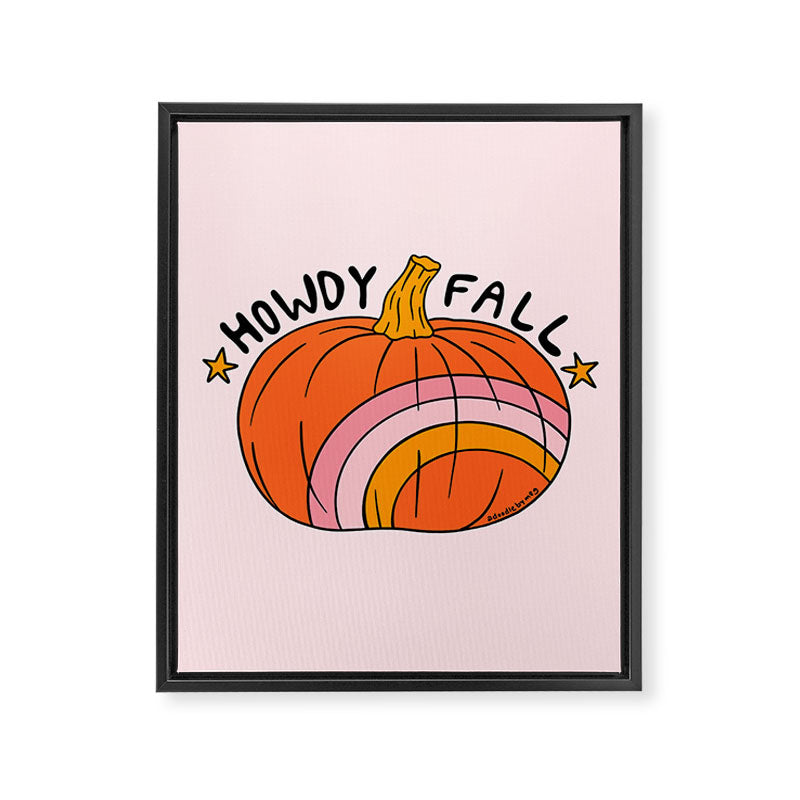 Howdy Fall Framed Canvas Print Gallery Image 8