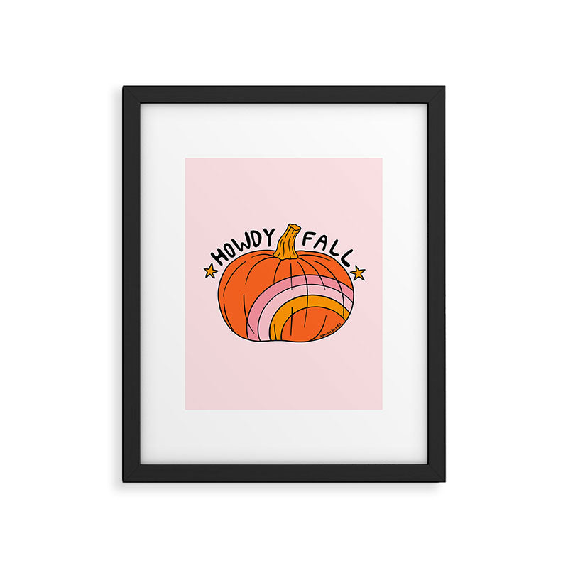 Howdy Fall Framed Art Print Gallery Image 6