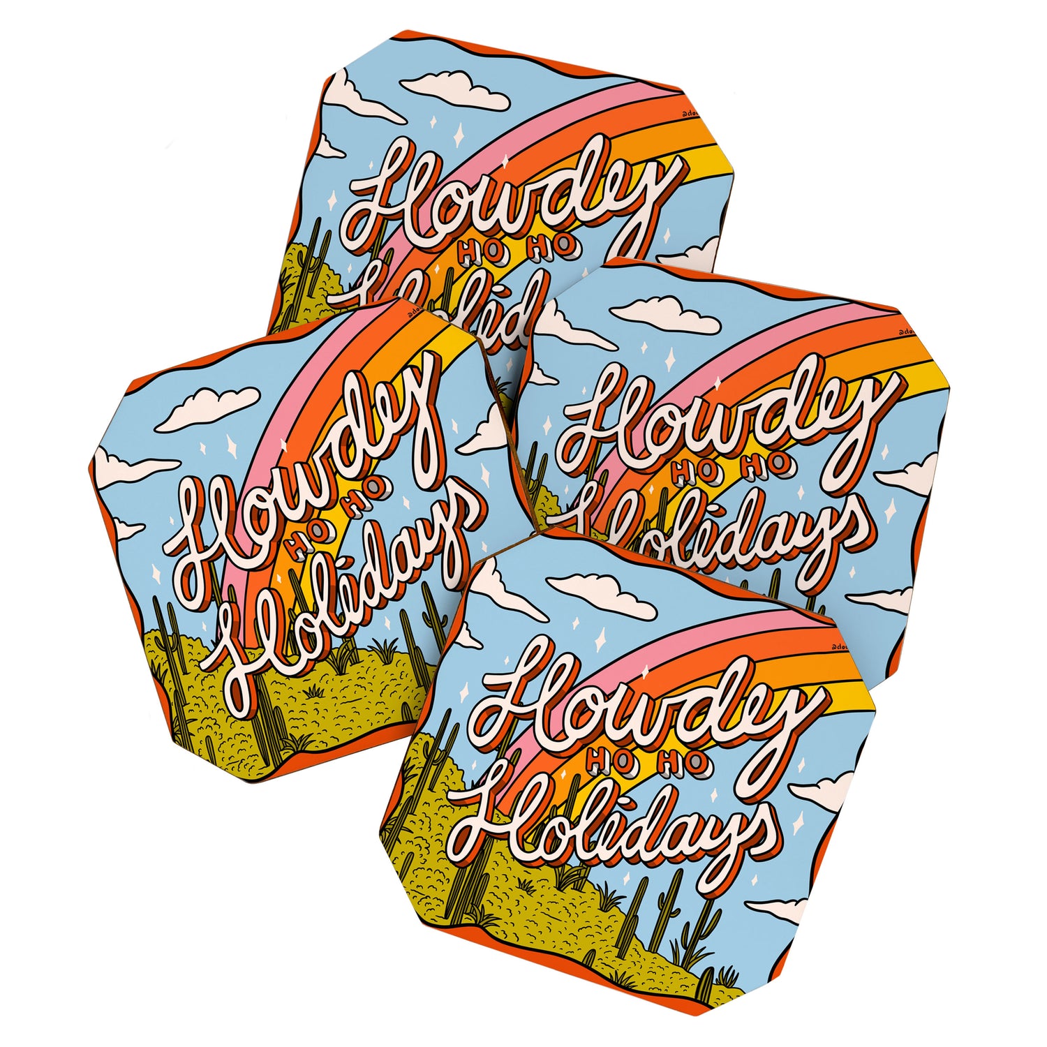 Howdy Ho Ho Holidays Coaster Gallery Image 1