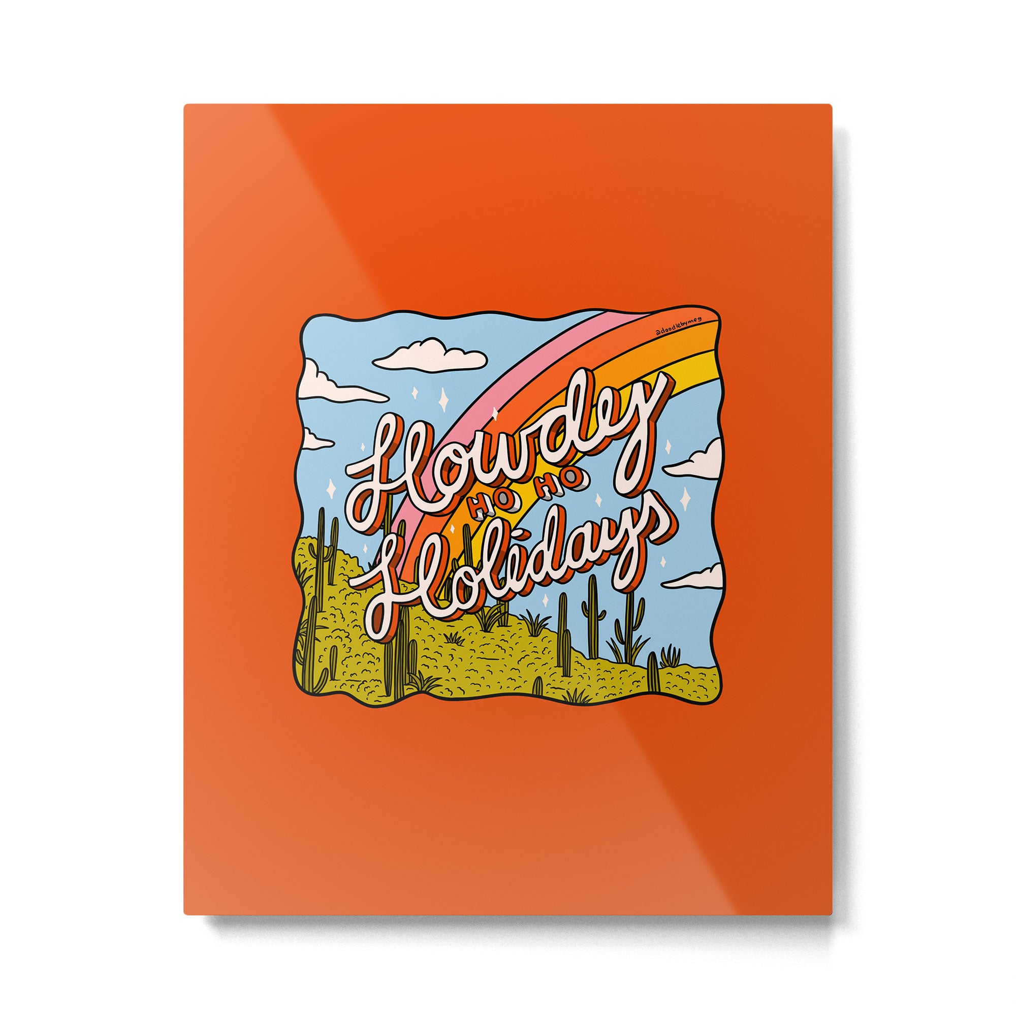 Howdy Ho Ho Holidays Metal Print Gallery Image 6