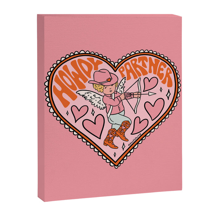 Howdy Partner Cupid Canvas Print Gallery Image 1