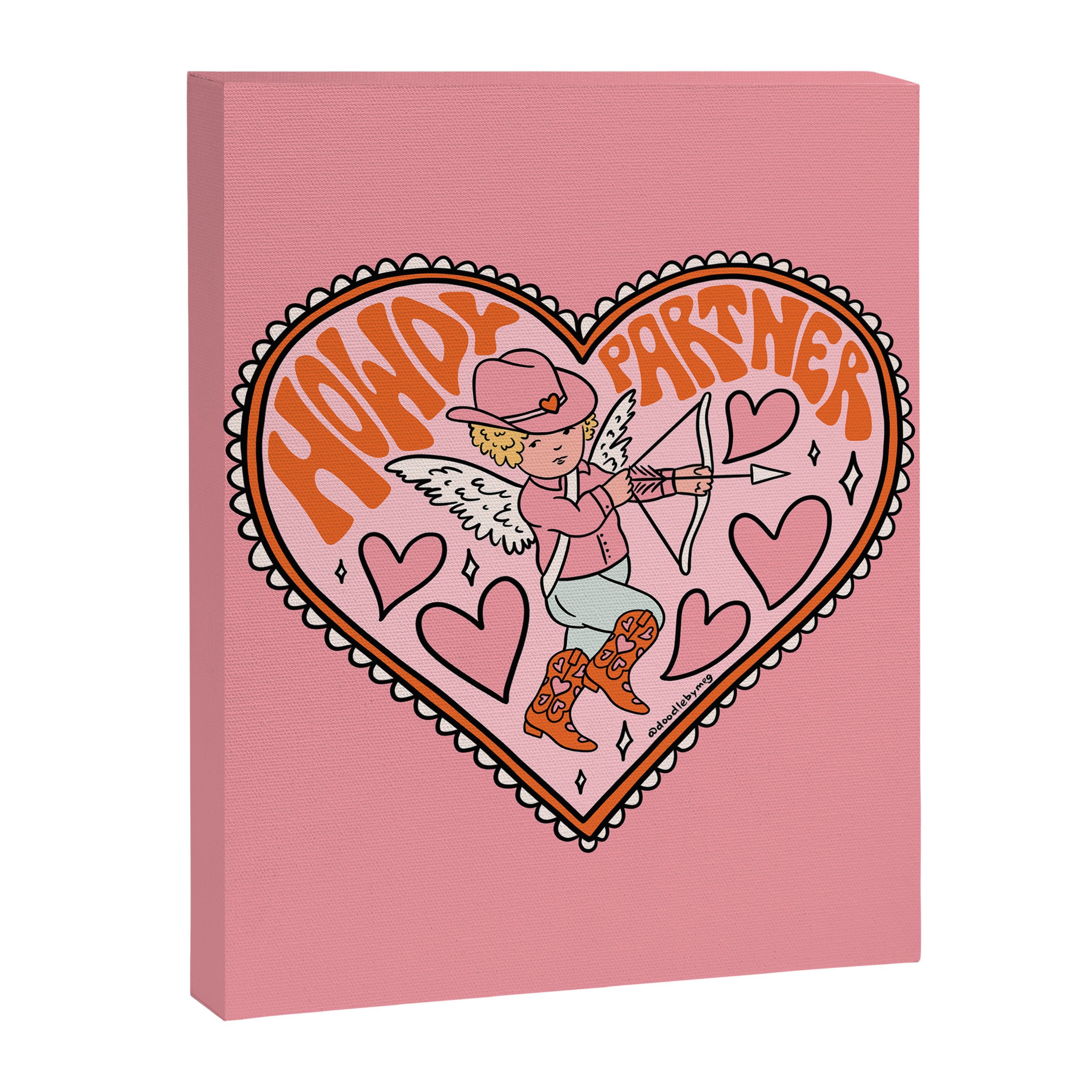 Howdy Partner Cupid Canvas Print Gallery Image 8