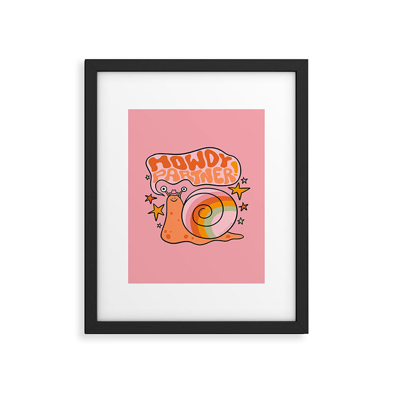 Howdy Partner Framed Art Print Gallery Image 6