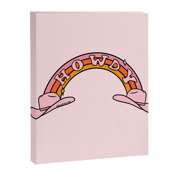 Howdy Rainbow Canvas Print Gallery Image 1