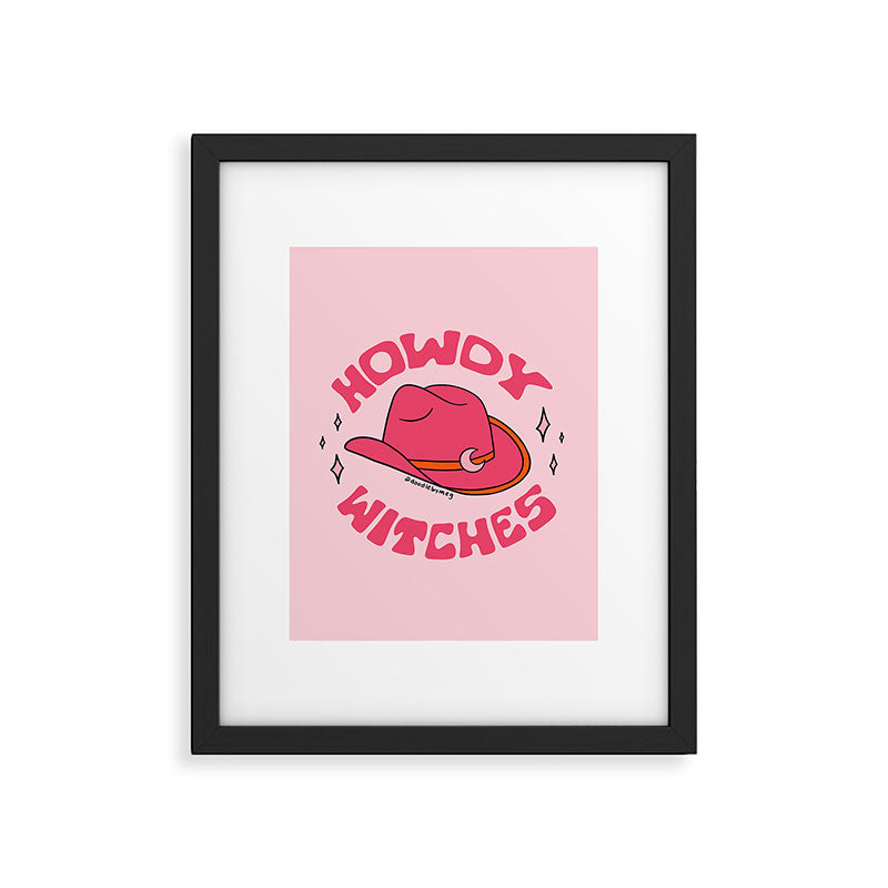 Howdy Witches Framed Art Print Gallery Image 6