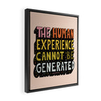 Human Experience Framed Canvas Print Gallery Image 2