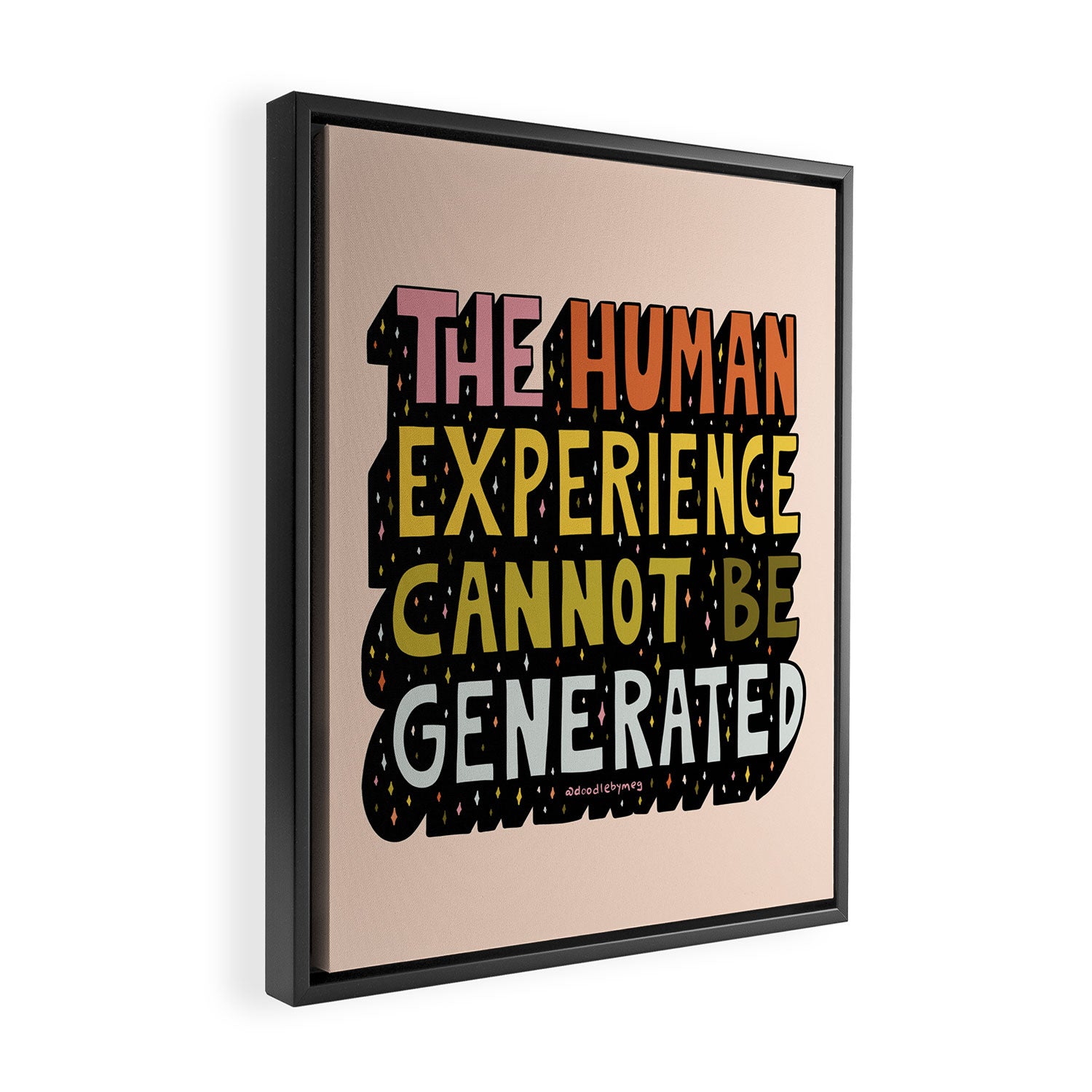 Human Experience Framed Canvas Print Gallery Image 2
