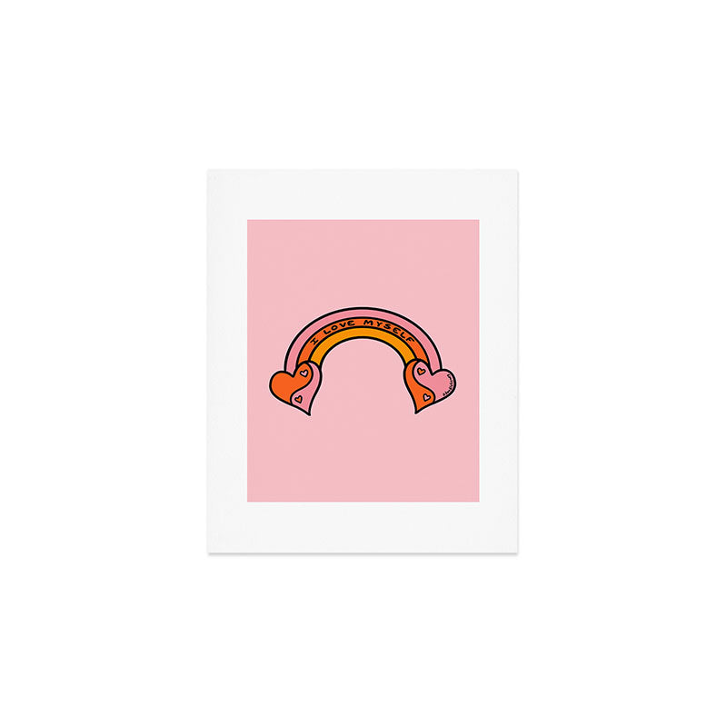 I Love Myself Art Print Gallery Image 1