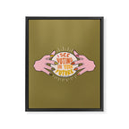 I See Voting in Your Future Framed Canvas Print Gallery Image 8