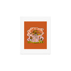 I Want to Leave Mushrooms Art Print Gallery Image 1