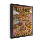 Illinois Wildflowers Framed Canvas Print Gallery Image 2
