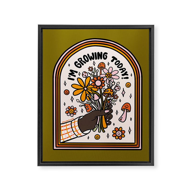 I'm Growing Today Framed Canvas Print Gallery Image 8