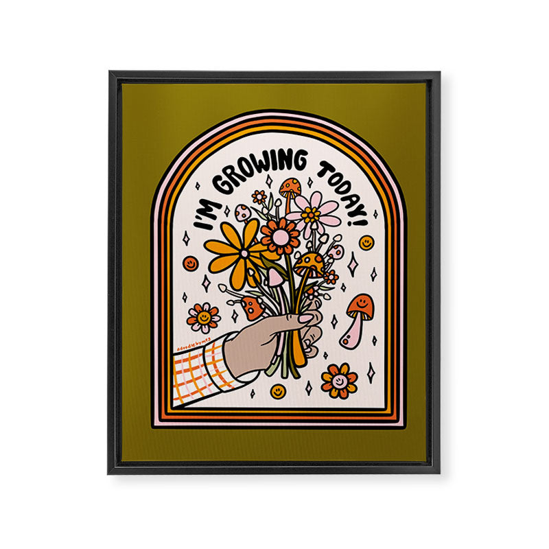 I'm Growing Today Framed Canvas Print Gallery Image 8