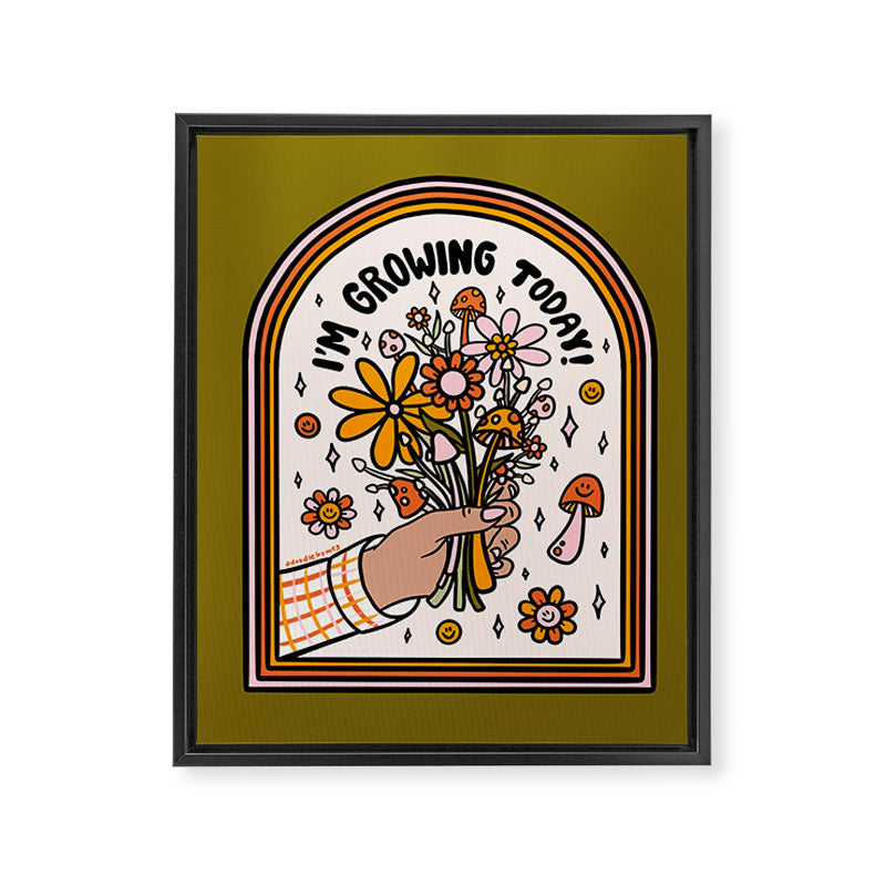I'm Growing Today Framed Canvas Print Gallery Image 8