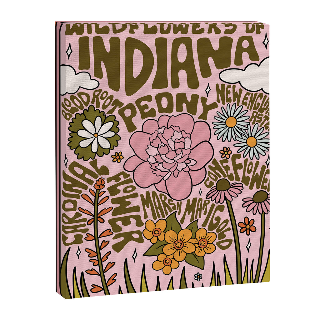 Indiana Wildflowers Canvas Print Gallery Image 8