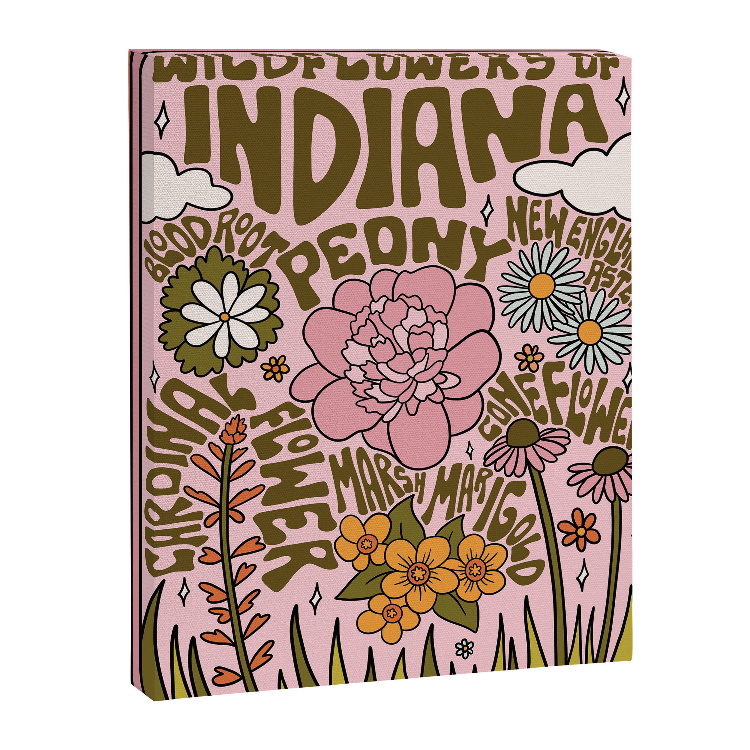 Indiana Wildflowers Canvas Print Gallery Image 8