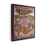 Indiana Wildflowers Framed Canvas Print Gallery Image 2