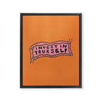 Invest In Yourself Framed Canvas Print Gallery Image 8
