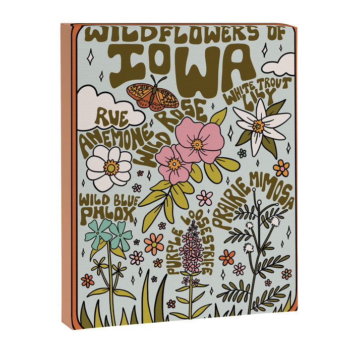 Iowa Wildflowers Canvas Print Gallery Image 1
