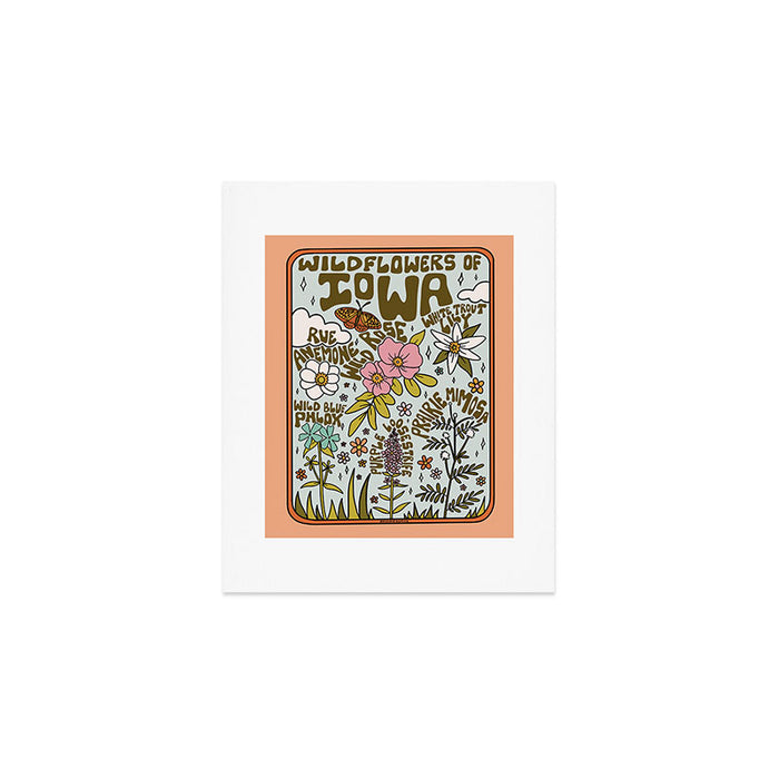Iowa Wildflowers Art Print Gallery Image 1