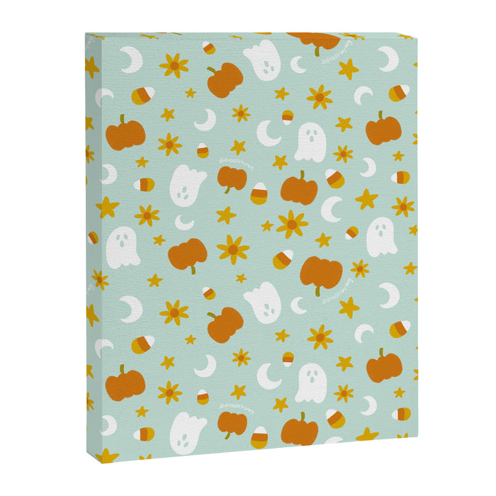 Is It Fall Yet in Blue Canvas Print Gallery Image 1