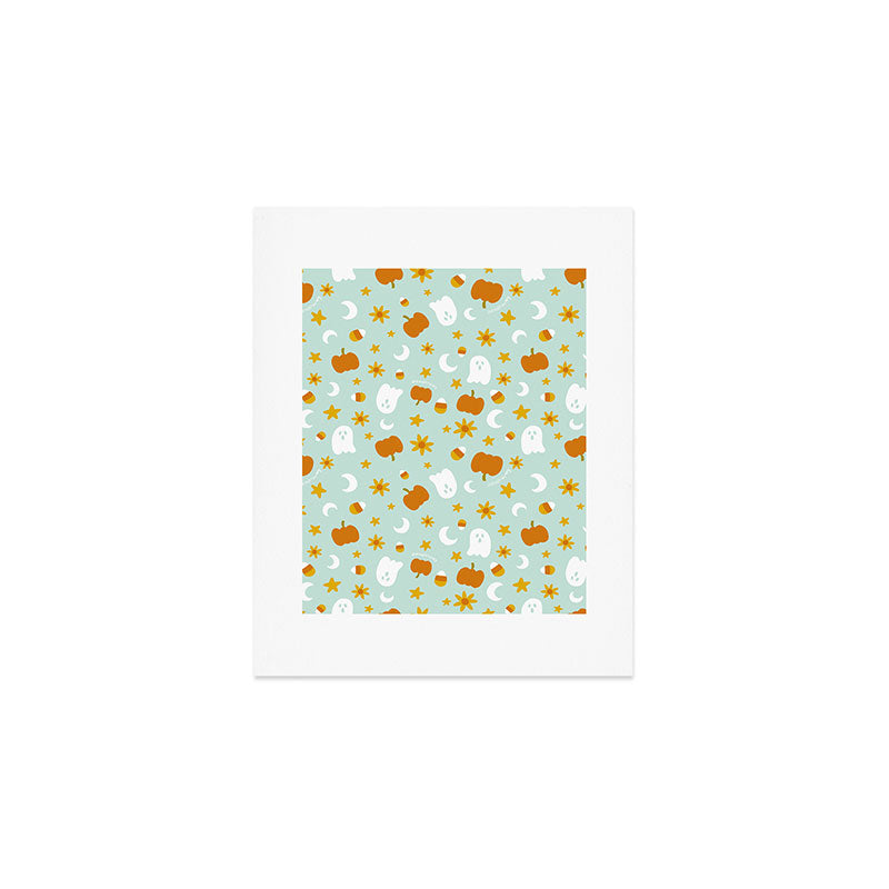 Is It Fall Yet in Blue Art Print Gallery Image 1