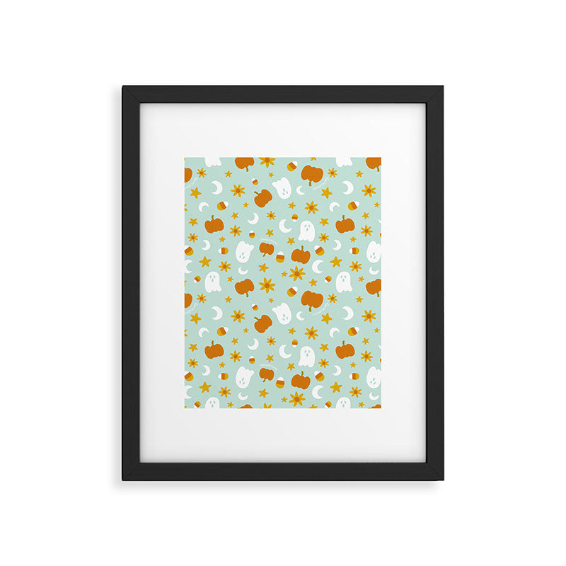 Is It Fall Yet in Blue Framed Art Print Gallery Image 6