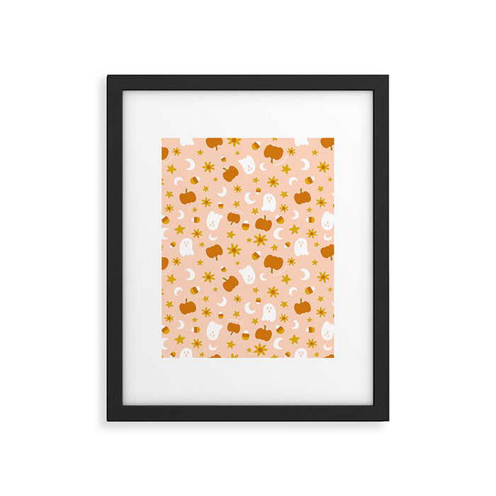 Is It Fall Yet in Peach Framed Art Print Gallery Image 1