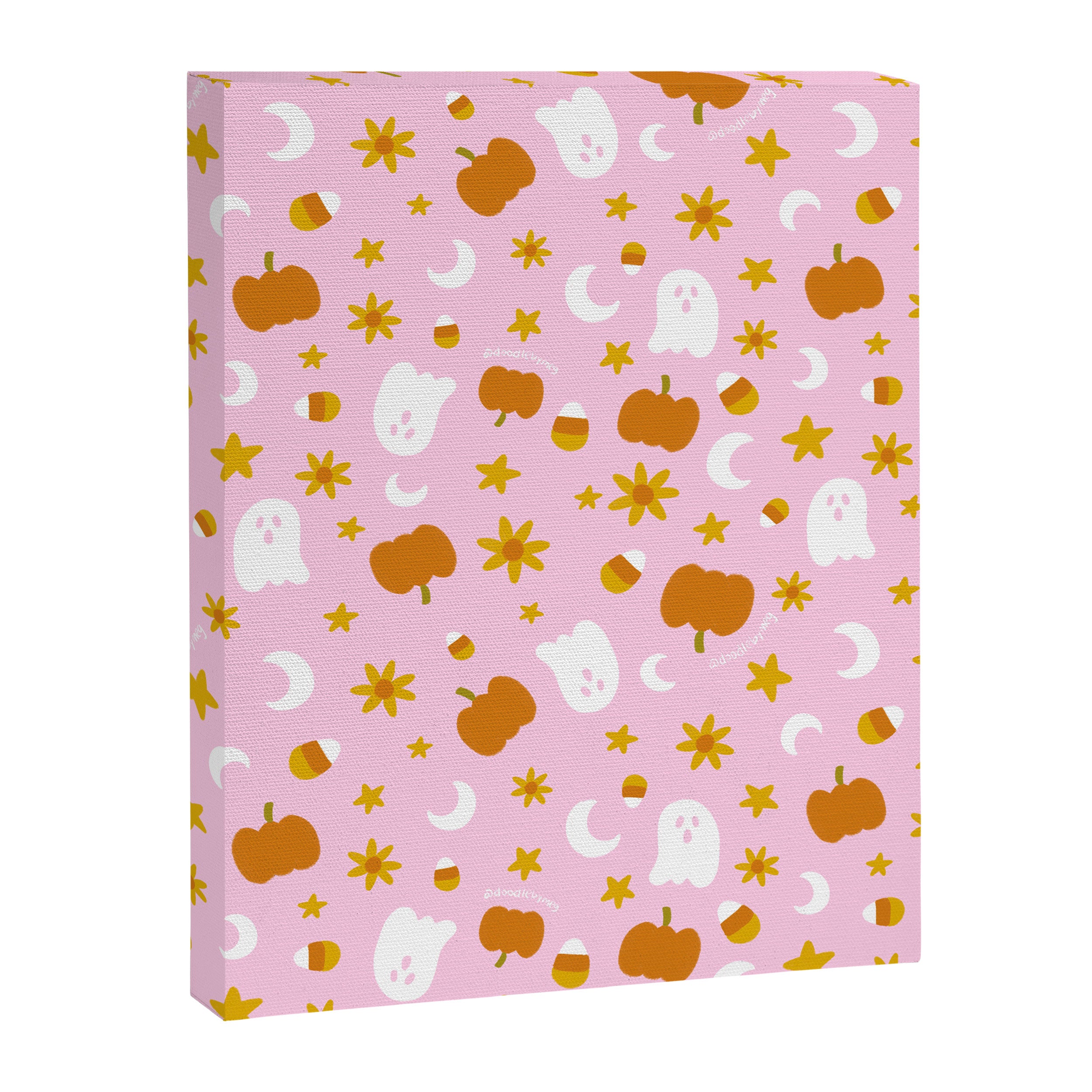 Is It Fall Yet in Pink Canvas Print Gallery Image 8