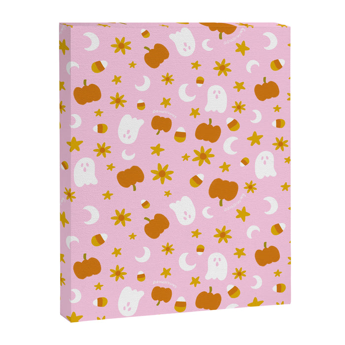 Is It Fall Yet in Pink Canvas Print Gallery Image 1