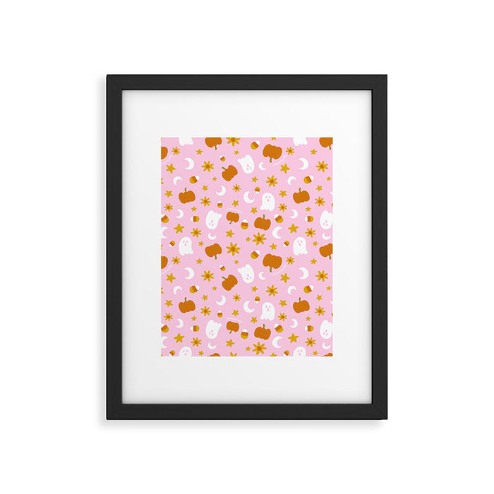 Is It Fall Yet in Pink Framed Art Print Gallery Image 1