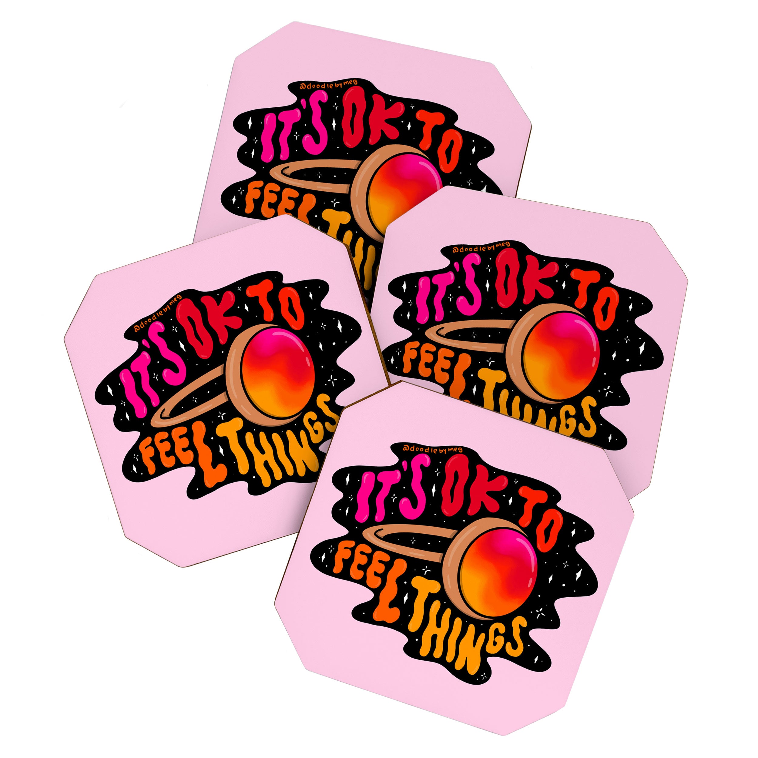 It's Ok to Feel Things Coaster Gallery Image 1