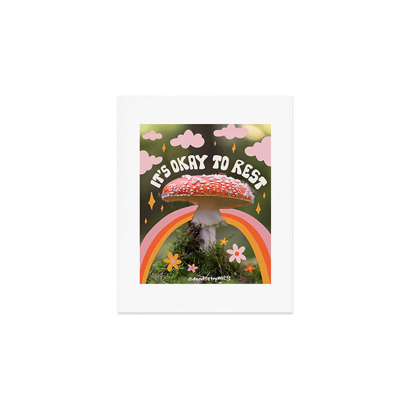 It's Okay to Rest Art Print Gallery Image 1