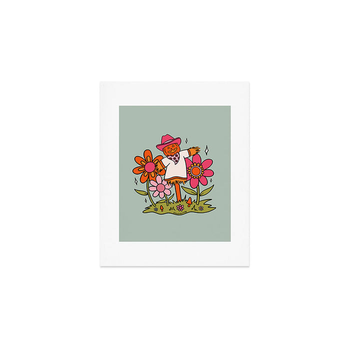 Jolly Scarecrow Art Print Gallery Image 1