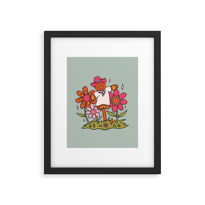 Jolly Scarecrow Framed Art Print Gallery Image 6