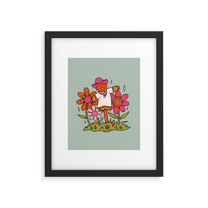Jolly Scarecrow Framed Art Print Gallery Image 1
