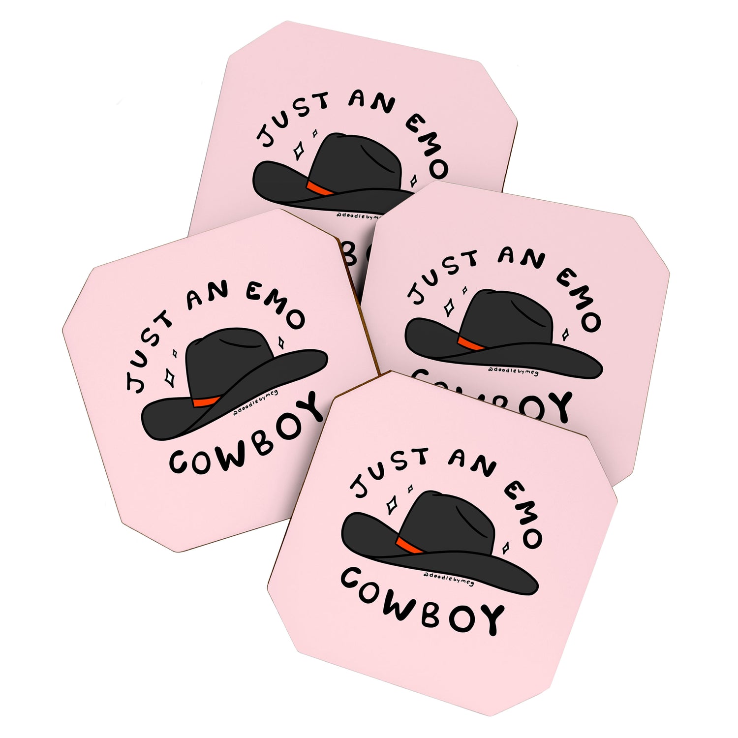 Just An Emo Cowboy Coaster Gallery Image 1