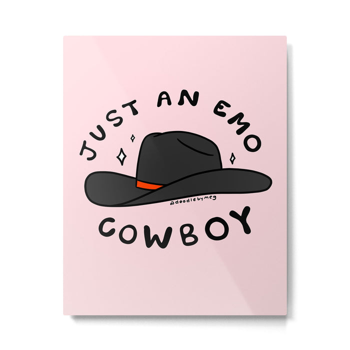 Just An Emo Cowboy Metal Print Gallery Image 1