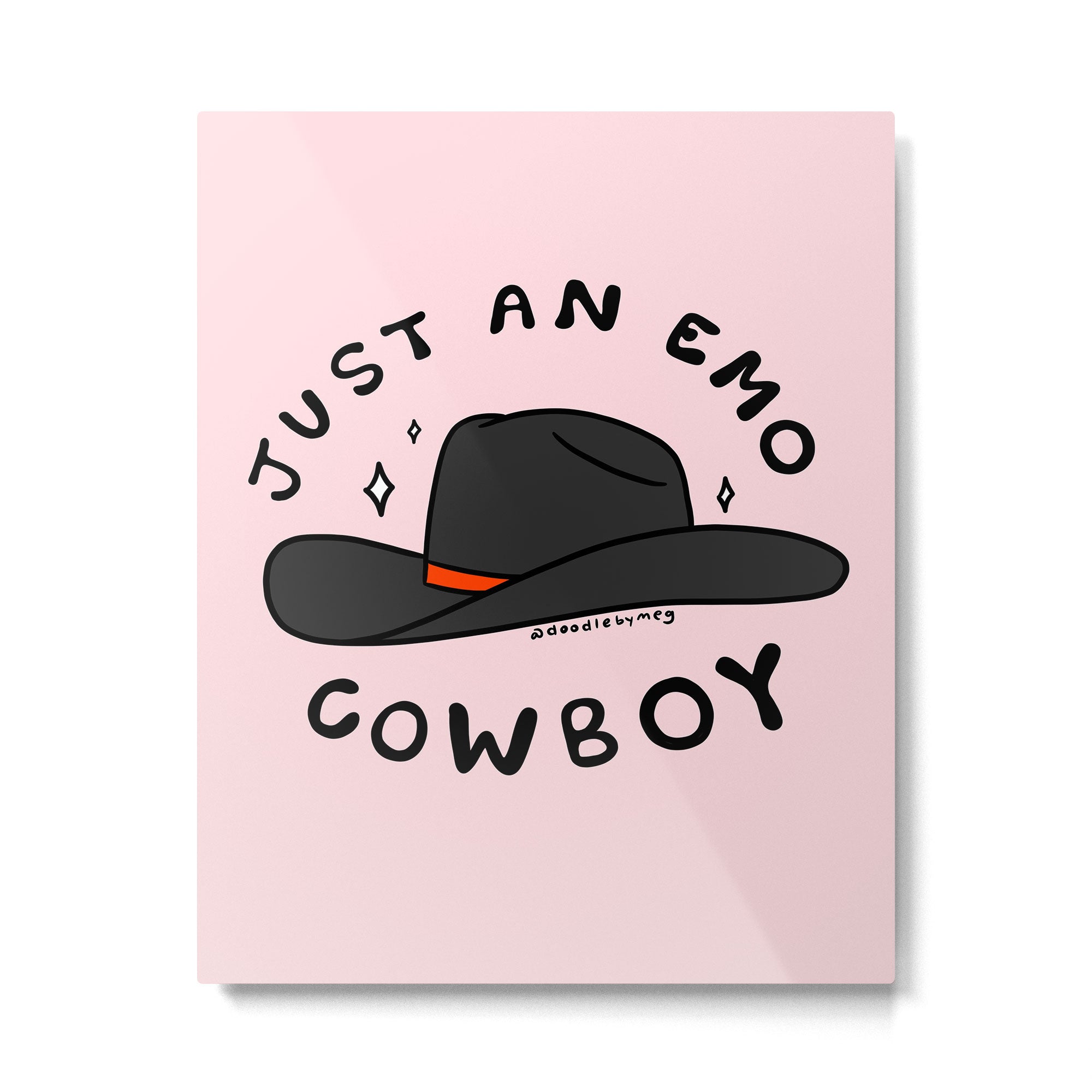Just An Emo Cowboy Metal Print Gallery Image 6