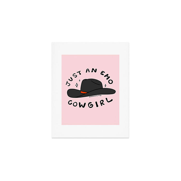Just An Emo Cowgirl Art Print Gallery Image 1