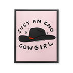 Just An Emo Cowgirl Framed Canvas Print Gallery Image 8