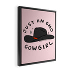 Just An Emo Cowgirl Framed Canvas Print Gallery Image 2