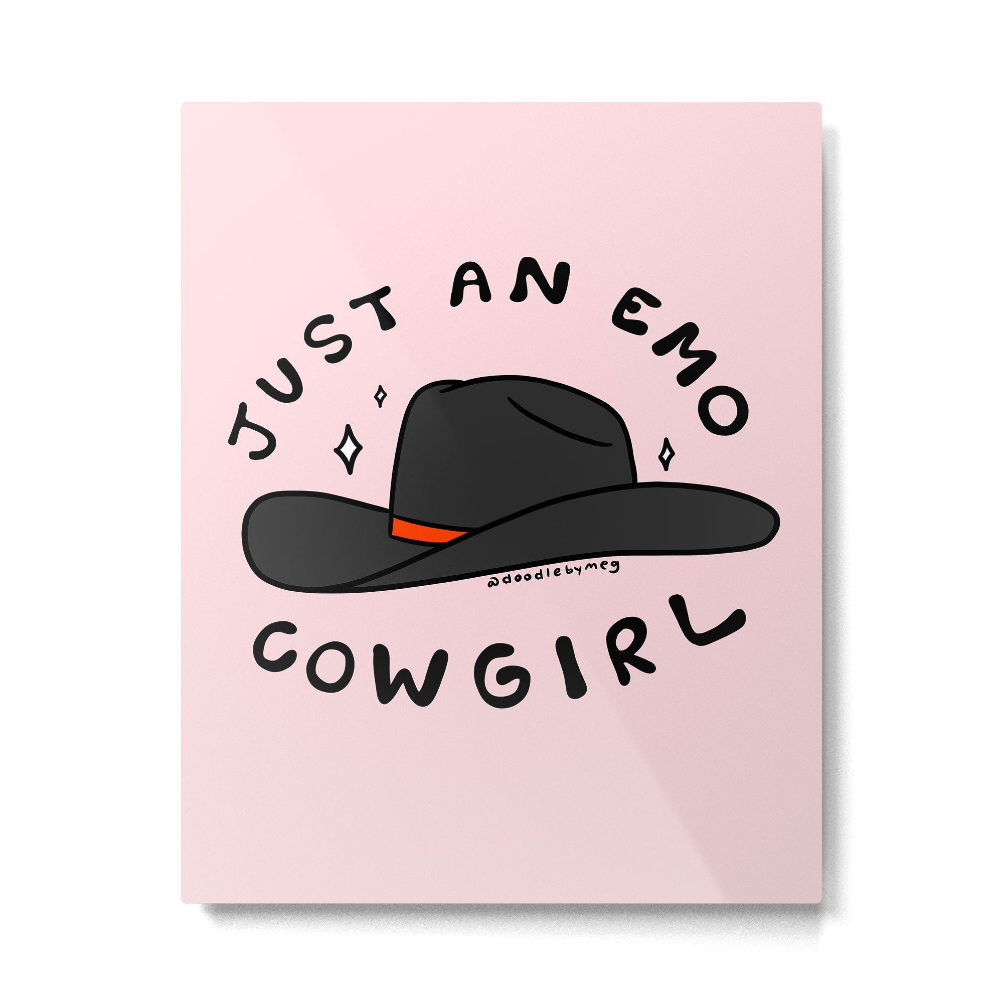 Just An Emo Cowgirl Metal Print Gallery Image 6