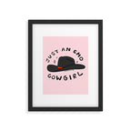 Just An Emo Cowgirl Framed Art Print Gallery Image 6