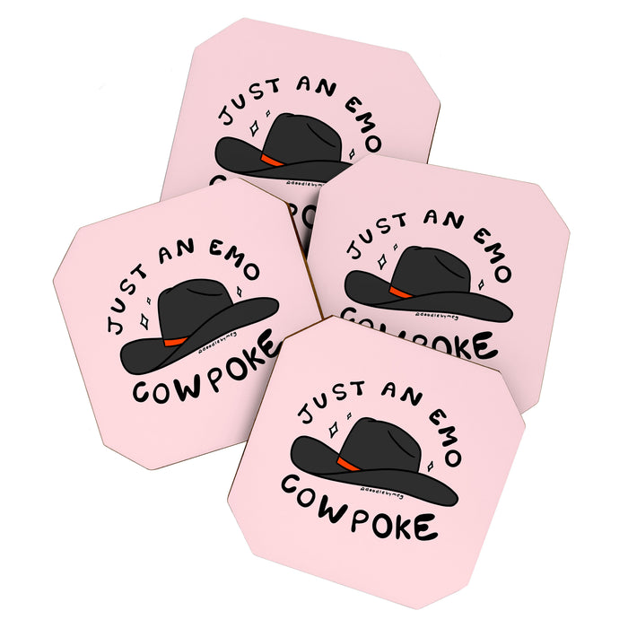 Just An Emo Cowpoke Coaster Gallery Image 1